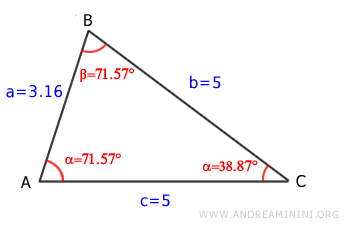 an example of an isosceles triangle