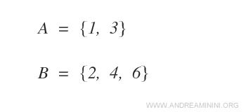 a practical example of two sets