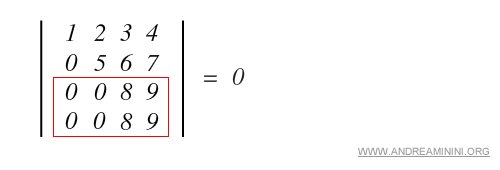 example of identical rows