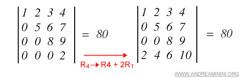adding a multiple of one row to another