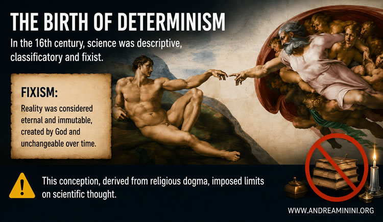 a scene from Michelangelo's Genesis in the Sistine Chapel