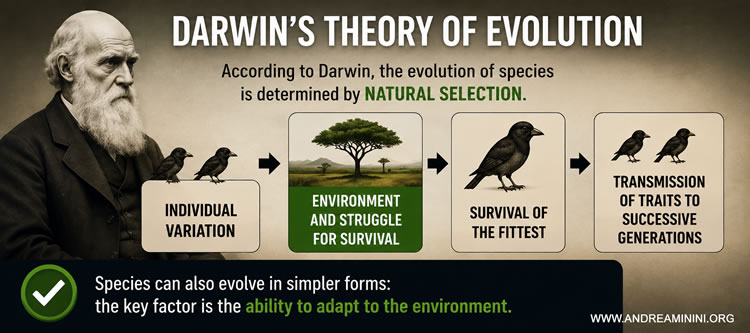 natural selection of species in Darwin's theory