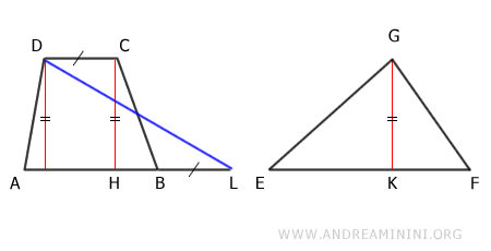 the segment DL