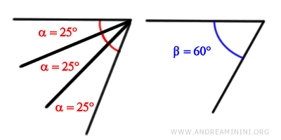 the multiple of 3 of the smaller angle alpha exceeds the larger angle beta