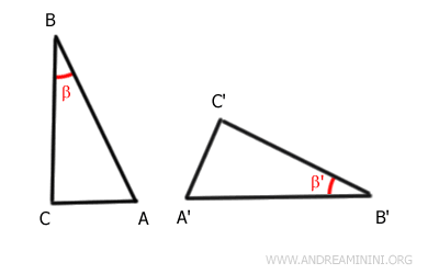 Two triangles ABC and A'B'C'