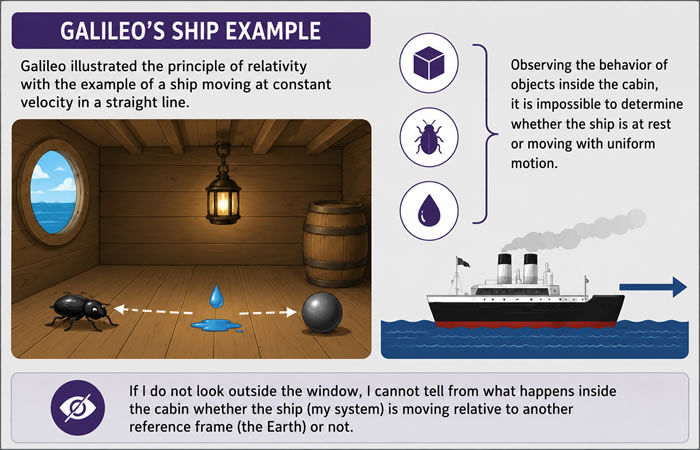 Galileo's ship thought experiment