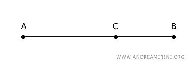 a segment AB