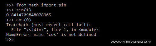 an example of from import