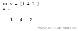 an array with 3 elements