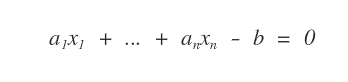 the linear equation 