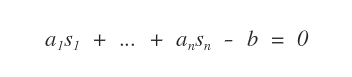 solution of the linear equation 