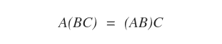 associative property