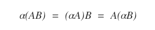 scalar multiplication