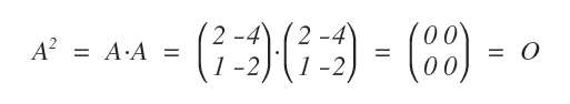 example of nilpotent matrix