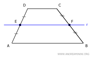 Midpoint of segment BC