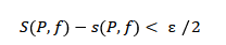 existence of a partition with Darboux sums within epsilon over 2