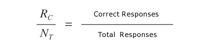 measuring the machine's performance