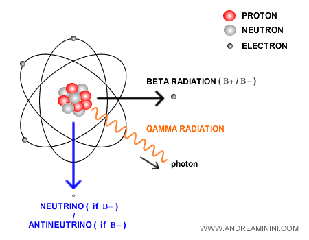 neutrino emission during beta decay