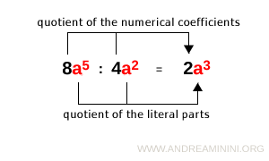 dividing monomials