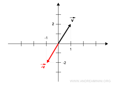 the opposite vector