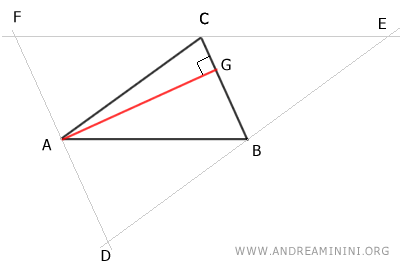 altitude of triangle ABC