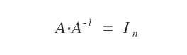 the property of invertible matrices