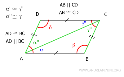 segments AD and BC are parallel