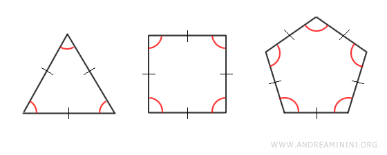 some examples of regular polygons