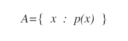 the set-builder notation of sets