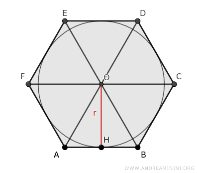 the diagonals of the regular hexagon
