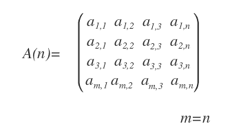 an example of a square matrix