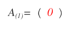 a square matrix of order 1