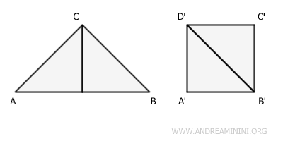 an example of equivalent but not congruent figures