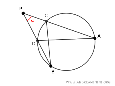 the two triangles