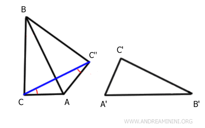 angles at vertices C and C'' are congruent