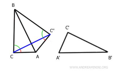 angles at vertices C and C'' are congruent