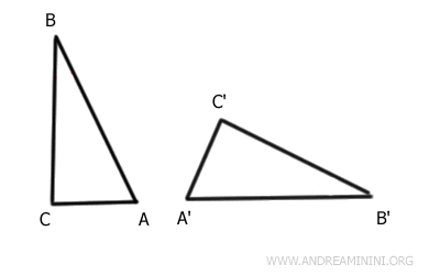 two triangles as an example