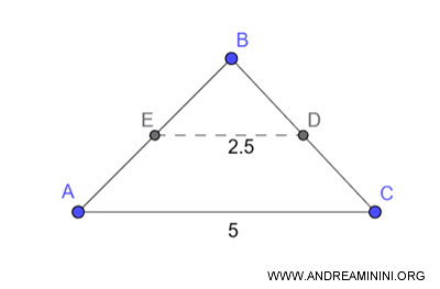 midpoint segment in a triangle