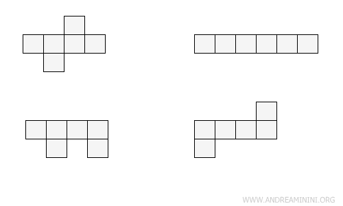 example of a cube unfolding