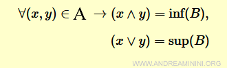 lattice definition in algebraic notation