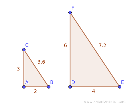 example of two similar polygons